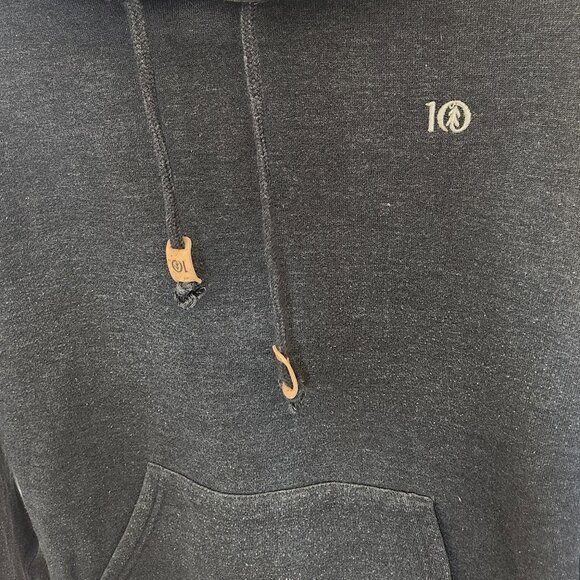 tentree Embroidery Logo Hoodie - Meteorite Black Heather - Picture 4 of 9